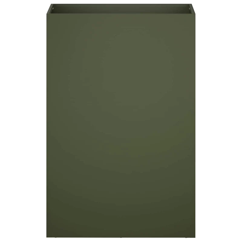 Macetero De Jardín Verde Oliva 50 X 30 X 75 Cm