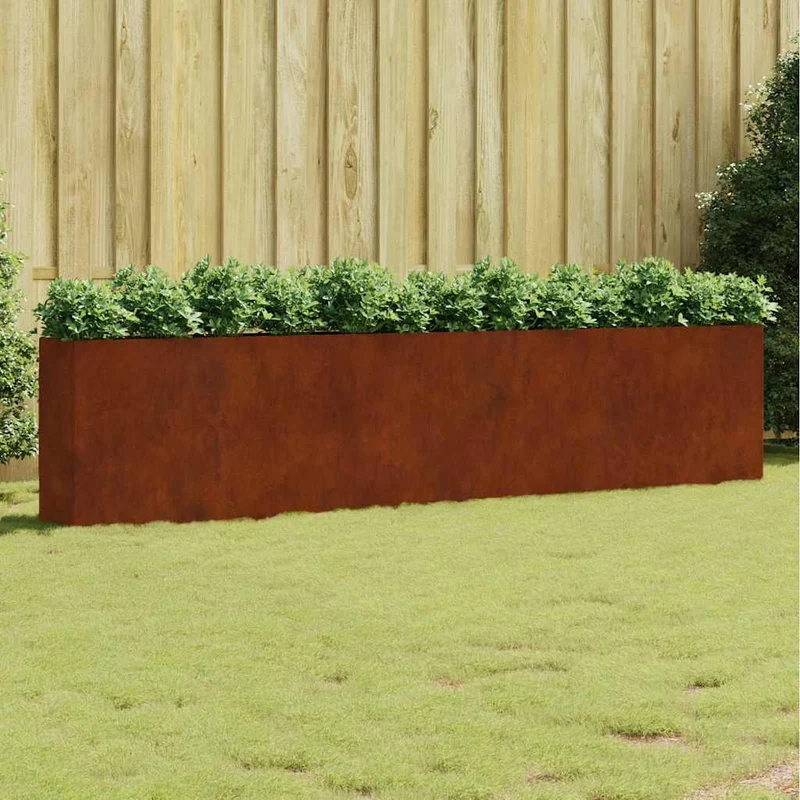 Jardinera Acero Corten 360x40x80 Cm