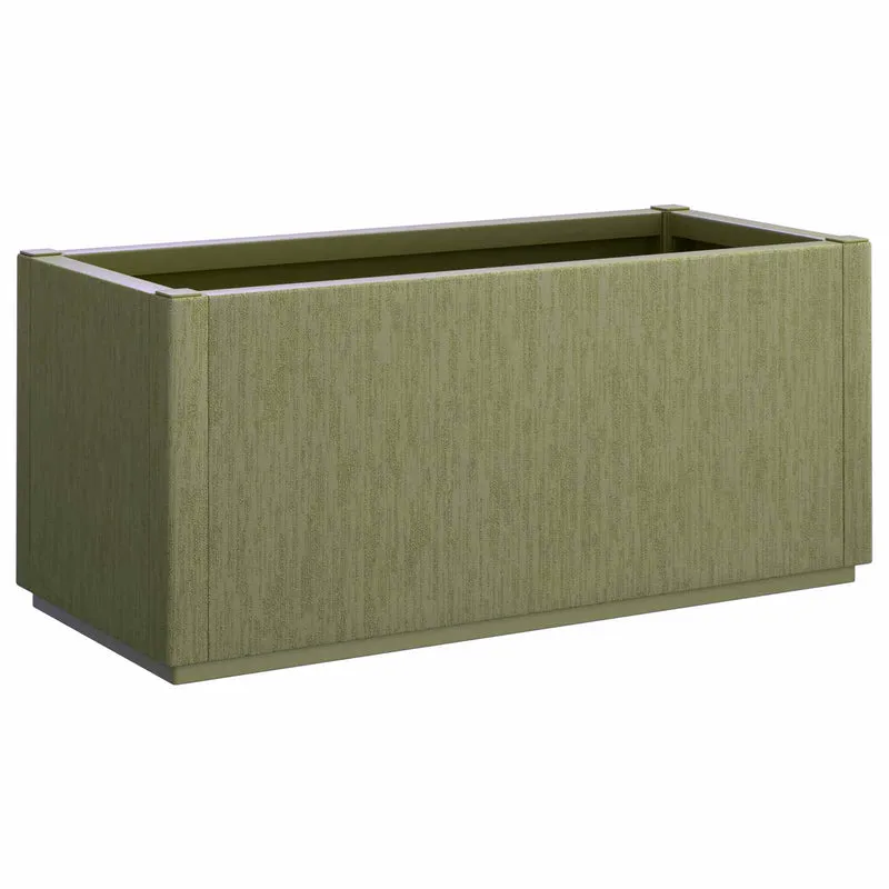 Caja De Flores De Jardín Verde 80 X 36 X 35 Cm Pp