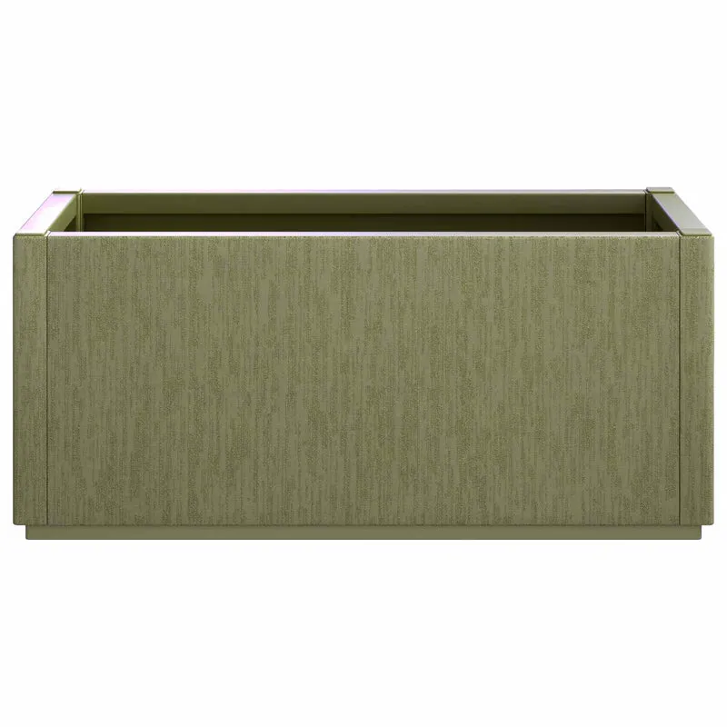 Caja De Flores De Jardín Verde 80 X 36 X 35 Cm Pp