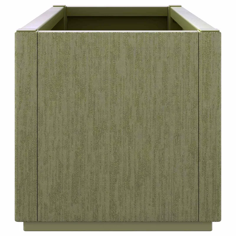 Caja De Flores De Jardín Verde 80 X 36 X 35 Cm Pp