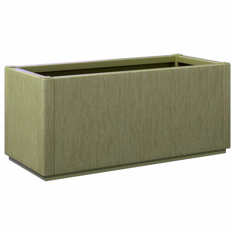 Caja De Flores De Jardín Verde 80 X 36 X 35 Cm Pp