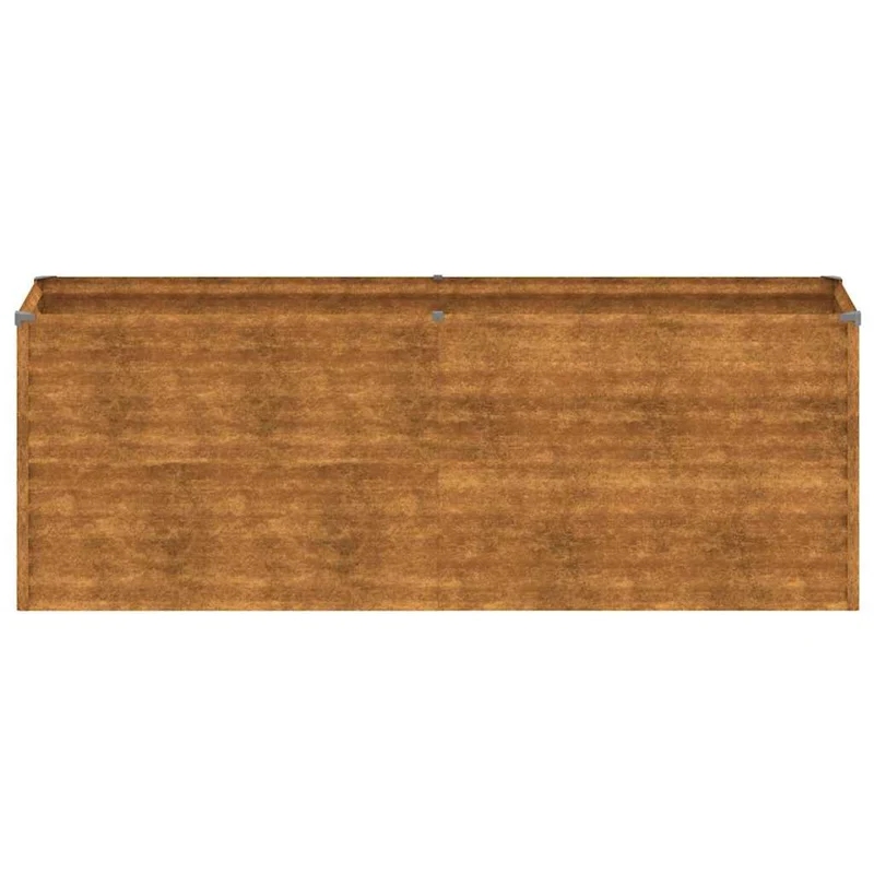 Jardinera Elevada 196x50x69 Cm Acero Corten