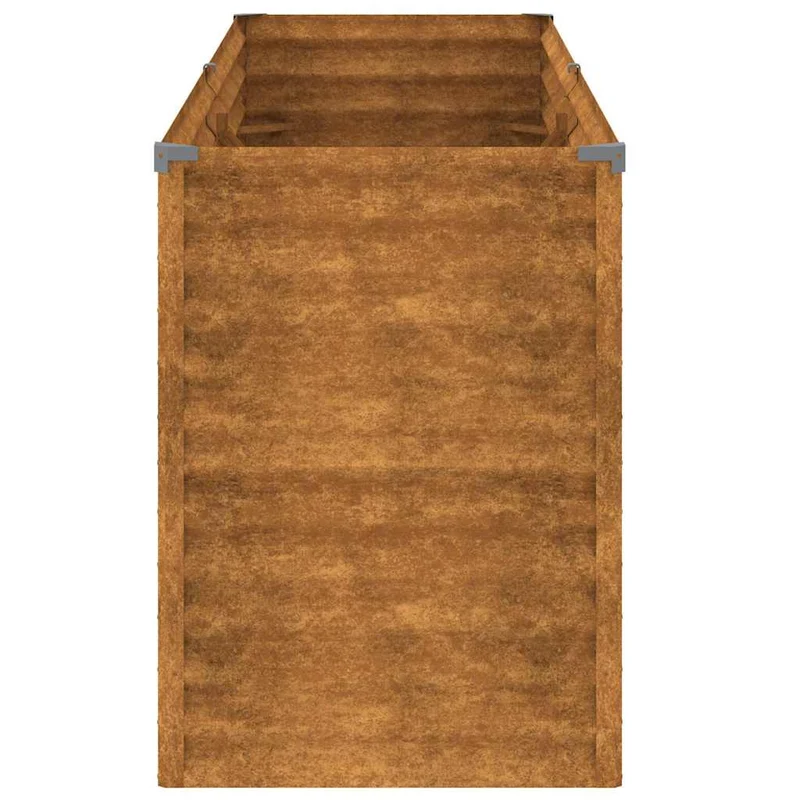 Jardinera Elevada 196x50x69 Cm Acero Corten