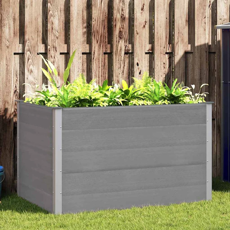 Arriate De Wpc Gris 150x100x91 Cm