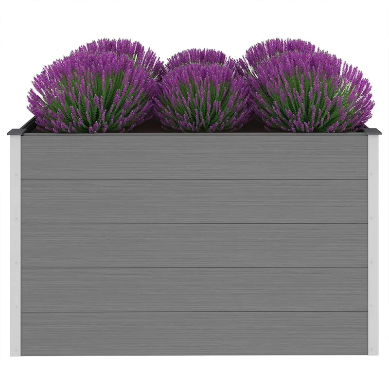 Arriate De Wpc Gris 150x100x91 Cm