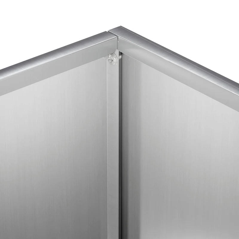 Macetero De Jardín Plateado 60 X 40 X 50 Cm Acero Galvanizado