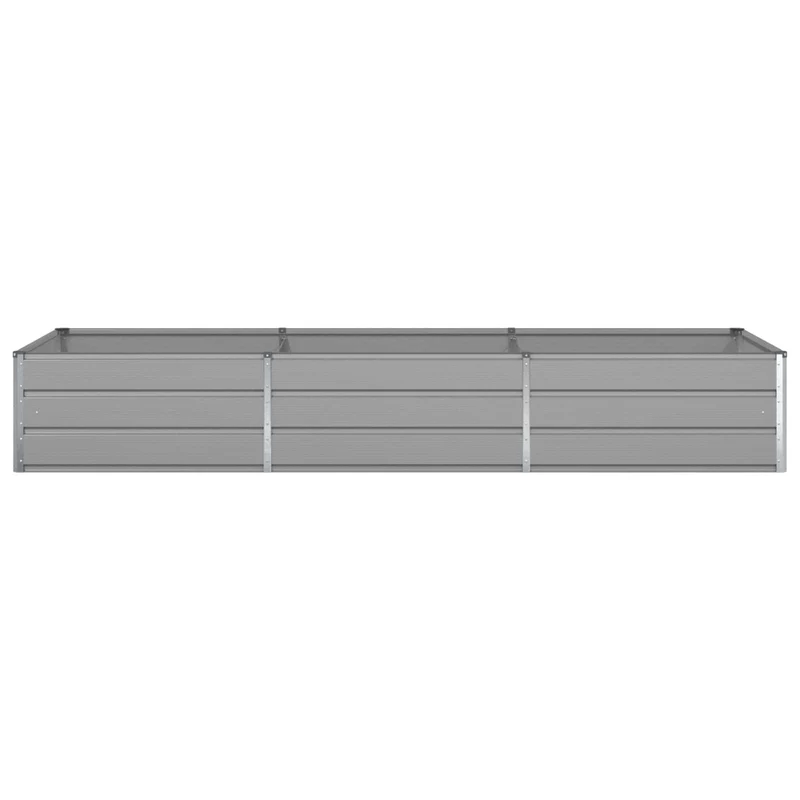 Jardinera Gris Claro 290 X 100 X 45 Cm Acero Galvanizado