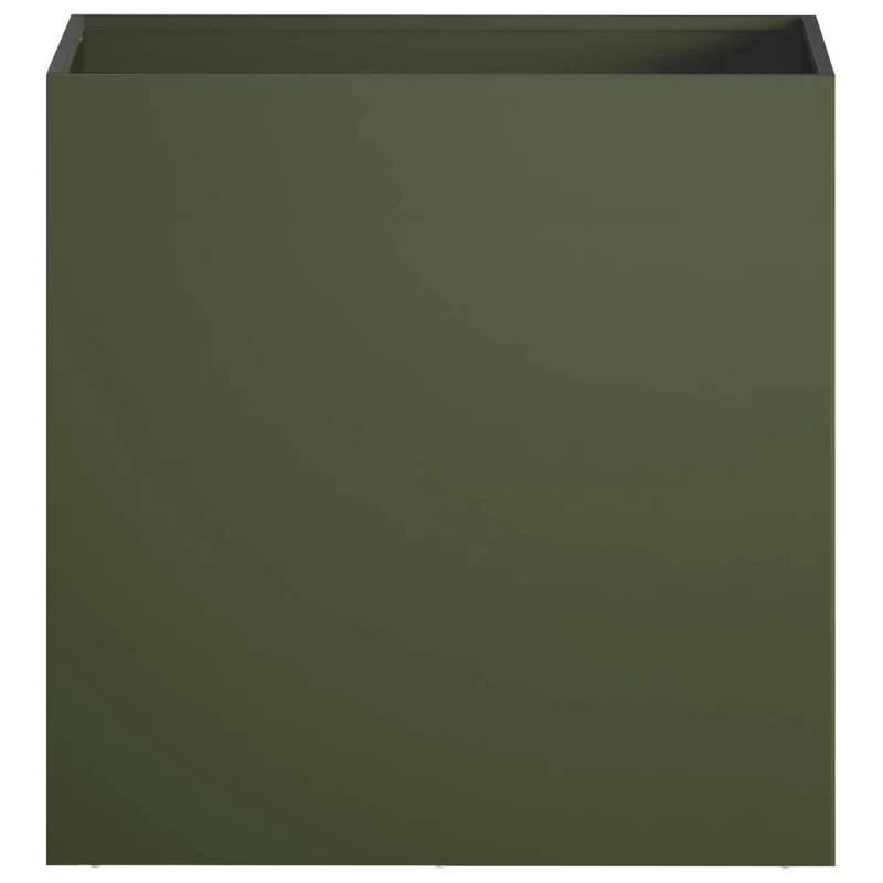 Macetero De Jardín Verde Oliva 50 X 30 X 40 Cm