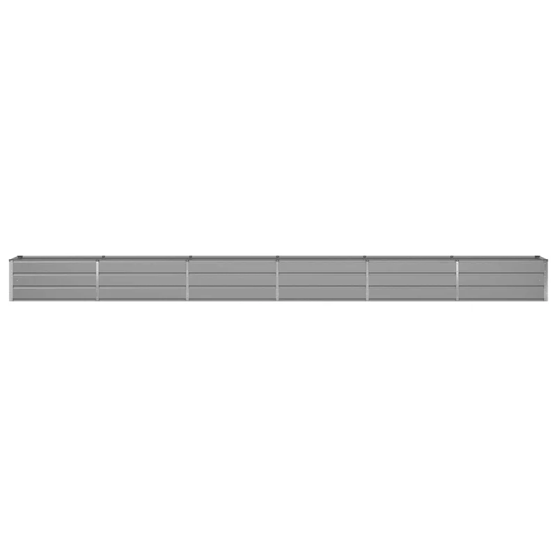Jardinera Gris Claro 580 X 50 X 45 Cm Acero Galvanizado