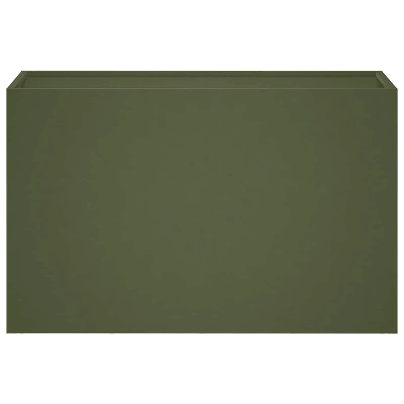 Macetero De Jardín Verde Oliva 80 X 40 X 50 Cm