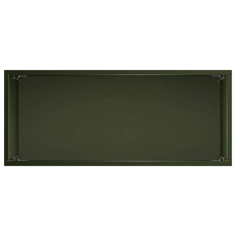 Macetero De Jardín 2 Uds. Verde Oliva 40 X 20 X 75 Cm