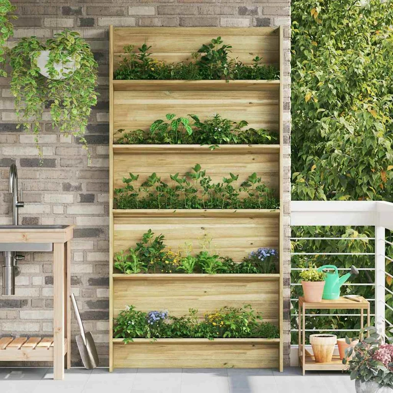 Estanterías Para Plantas Marrón 90 X 15 X 180 Cm