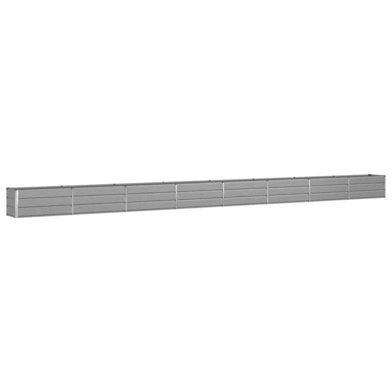 Jardinera Gris Claro 770 X 50 X 45 Cm Acero Galvanizado