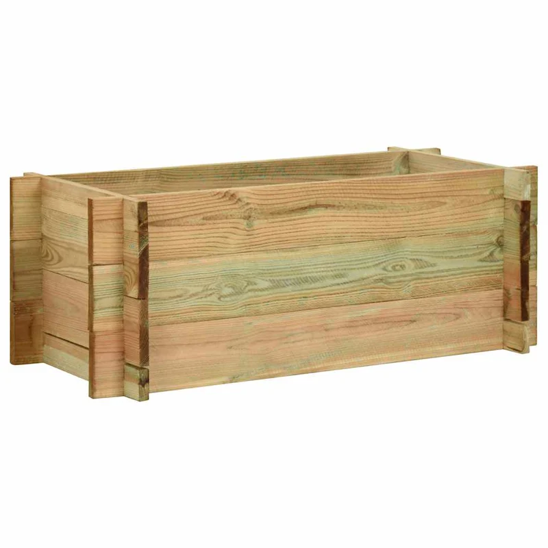 Jardinera De Verduras Madera Pino Impregnada 80 Cm