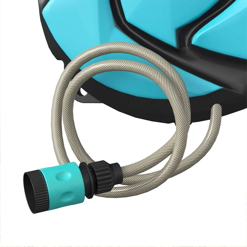 Durhand Carrete Para Manguera Retráctil De Riego 10m+1m Sistema De Enrollado