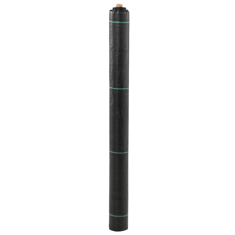 Outsunny Malla Antimaleza 1x100 M 60 G/m² Para Control De Malezas Malas Negro
