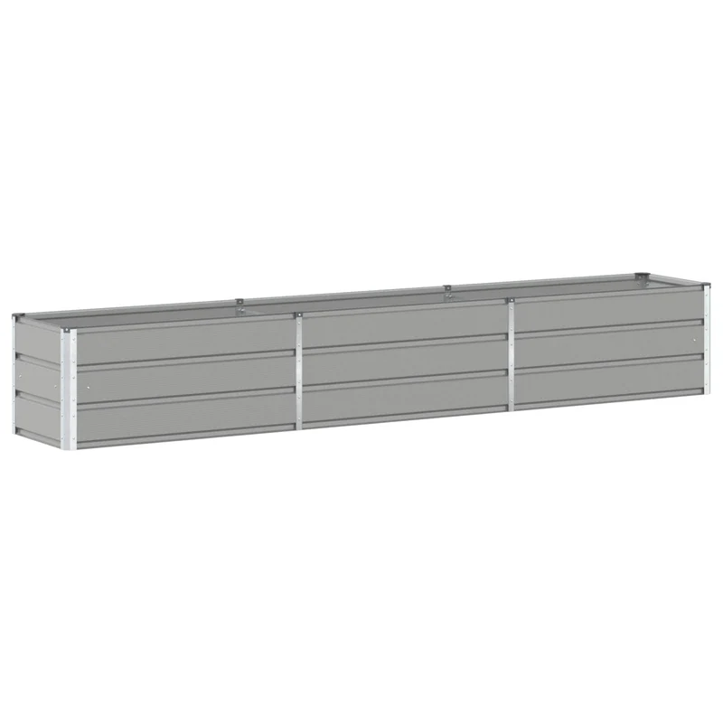 Jardinera Gris Claro 290 X 50 X 45 Cm Acero Galvanizado