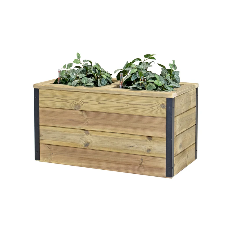 Jardinera De Madera Con Autorriego 75x40x40 Cm Nidum Hortalia