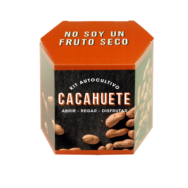 Kit Autocultivo Cacahuete | Cultiva tus Propios Peanuts en Casa | Regalo Divertido - Resetea