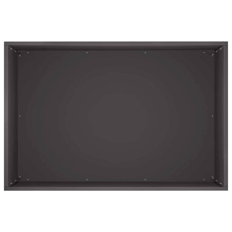 Macetero De Jardín 2 Uds. Negro 50 X 40 X 50 Cm