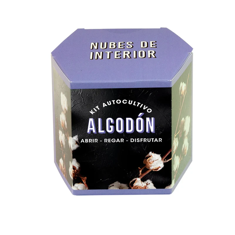Kit Autocultivo de Algodón Cultiva tu Propia Planta en Casa | Regalo Original y Decorativo - Resetea