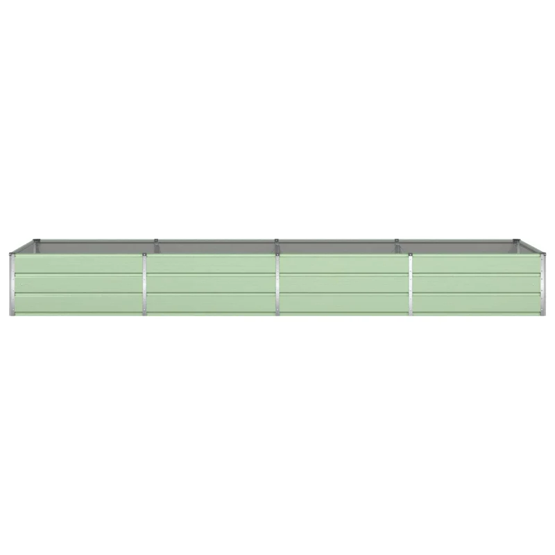 Jardinera Verde Pastel 385 X 100 X 45 Cm Acero Galvanizado