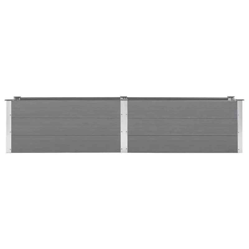 Arriate De Wpc Gris 250x50x54 Cm