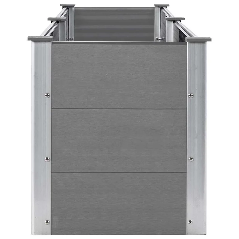 Arriate De Wpc Gris 250x50x54 Cm