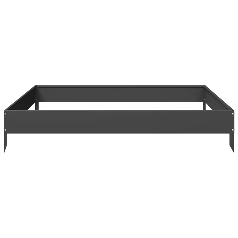 Arriate De Acero Negro 100x100x18,5 Cm