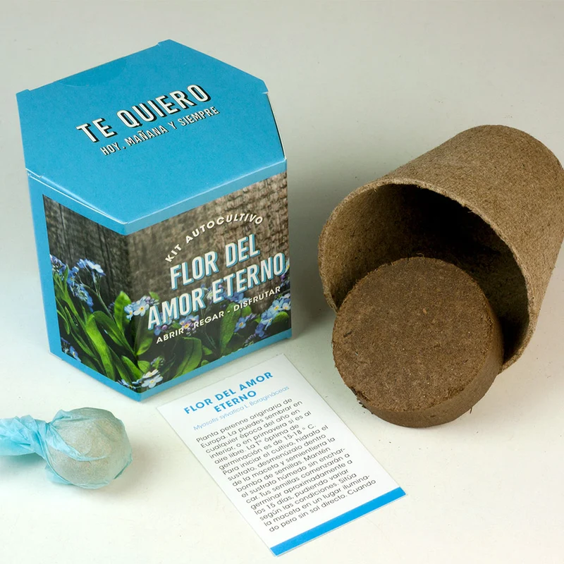 Kit de Cultivo Flor del Amor Eterno Cultiva un Símbolo de Amor Verdadero - Resetea