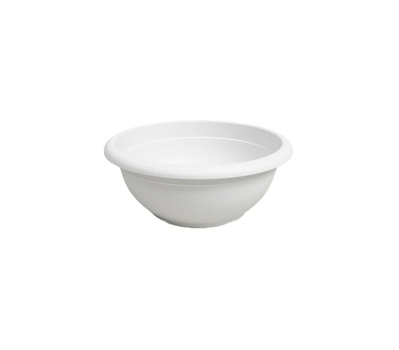 Macetero Blanco Plástico Reciclado Venezia 30 Cm