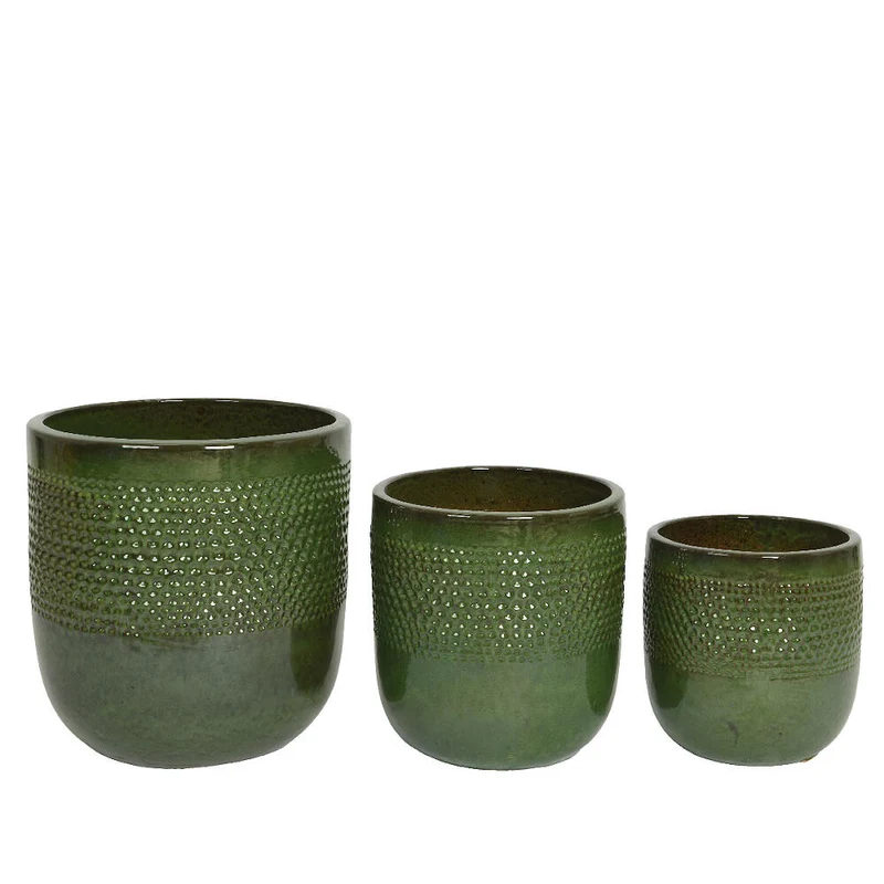 Macetero Terracota Verde 38cm