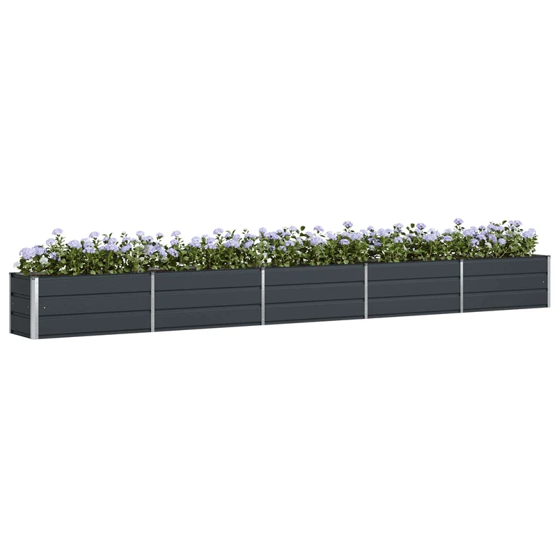 Jardinera Antracita 480 X 50 X 45 Cm Acero Galvanizado