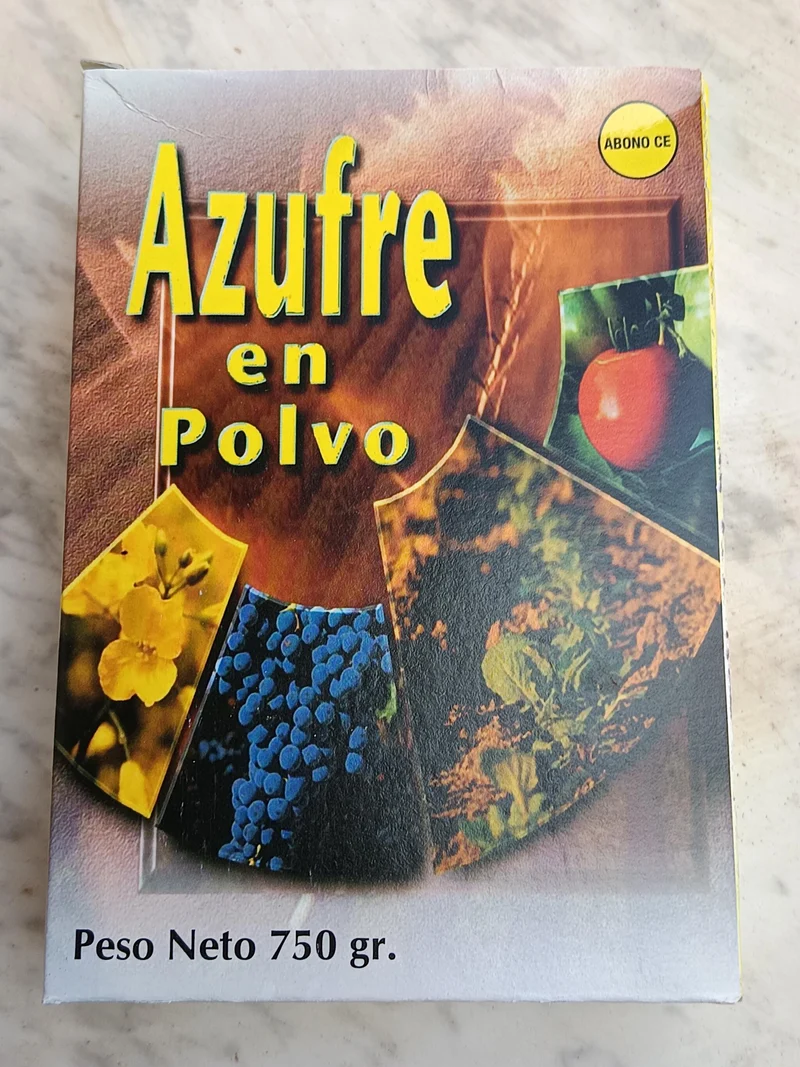 Azufre En Polvo Abono-fungicida-acaricida totalmente Natural y ecologico.