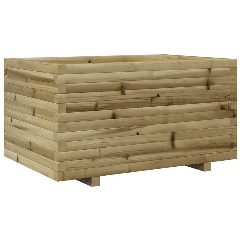 Jardinera Madera De Pino Impregnada 90x60x49,5 Cm