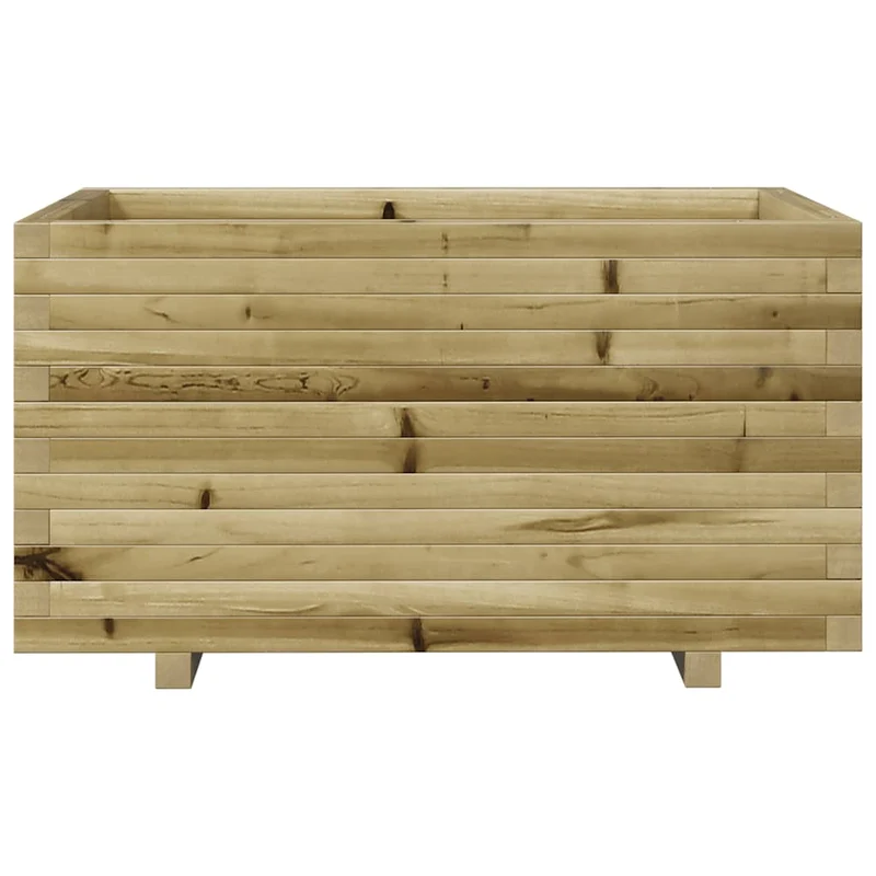 Jardinera Madera De Pino Impregnada 90x60x49,5 Cm