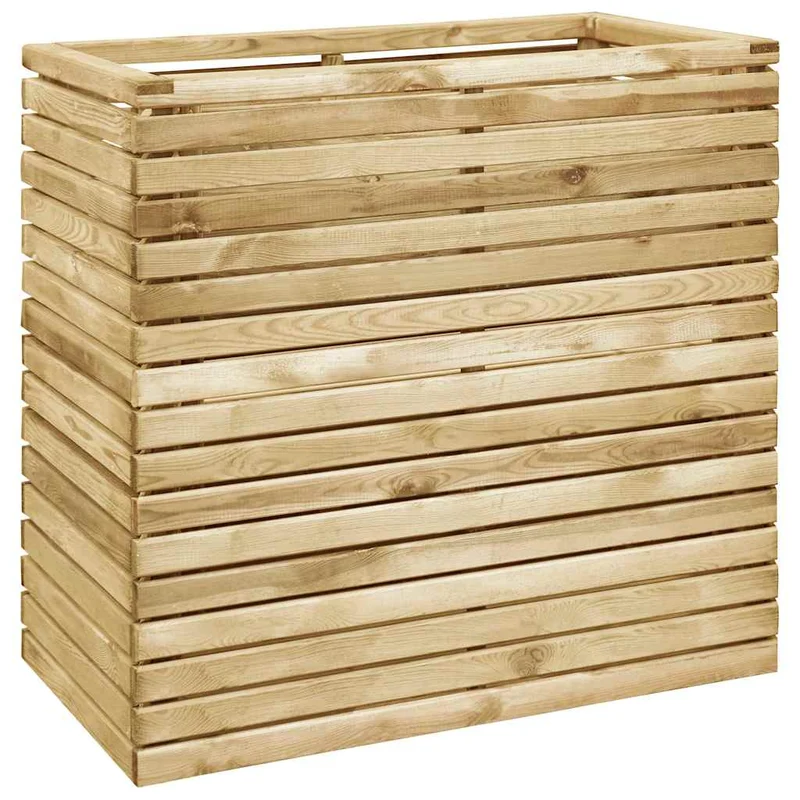 Arriate De Madera De Pino Impregnada 100x50x100 Cm