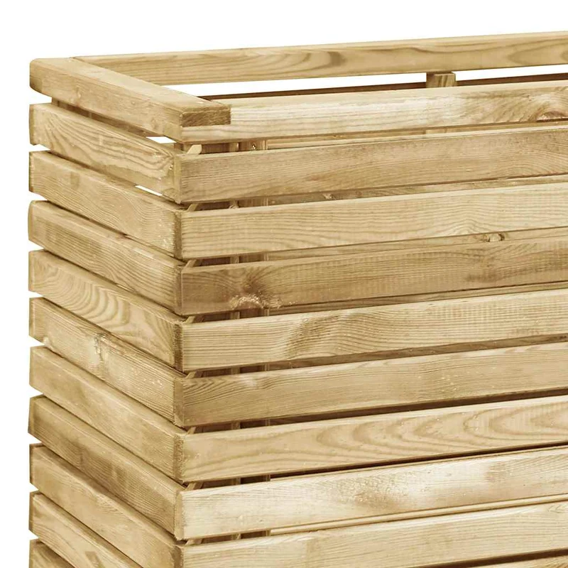 Arriate De Madera De Pino Impregnada 100x50x100 Cm