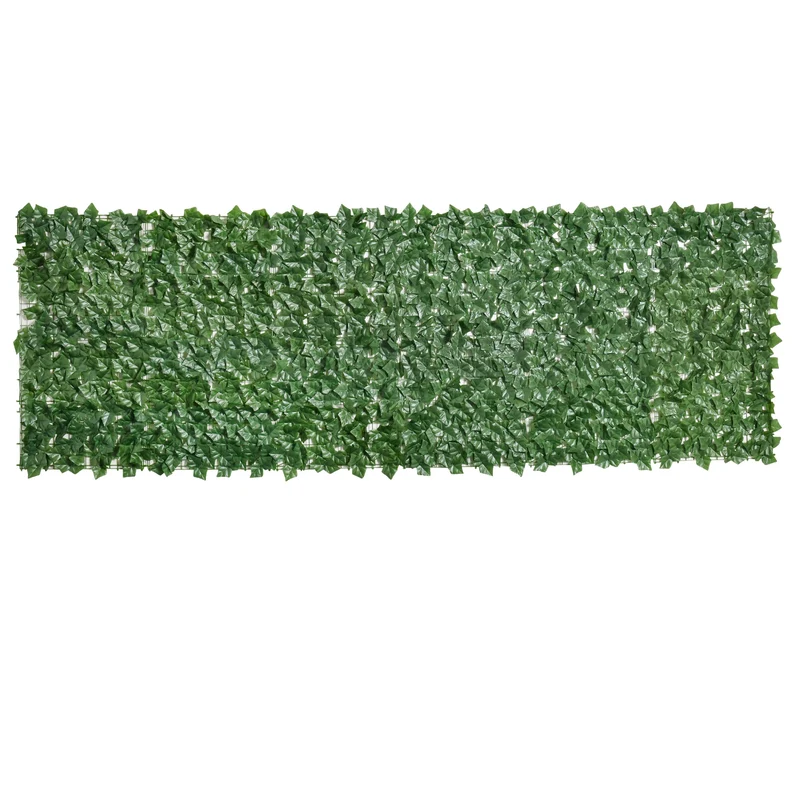 Outsunny Seto Artificial Rollo 3x1m Pantalla Cerca De Privacidad Balcón Valla