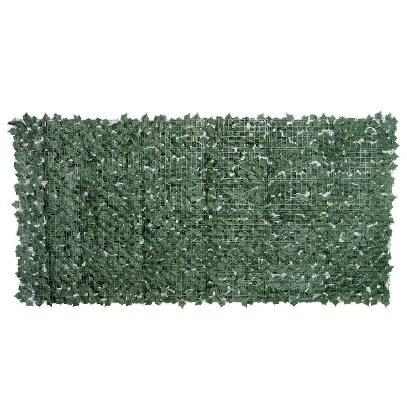 Outsunny Seto Artificial Rollo 3x1,5m Pantalla Cerca De Privacidad Balcón Valla