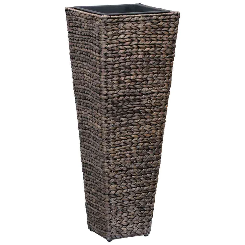 Conjunto De Arriates 3 Piezas Jacinto De Agua Marrón Oscuro