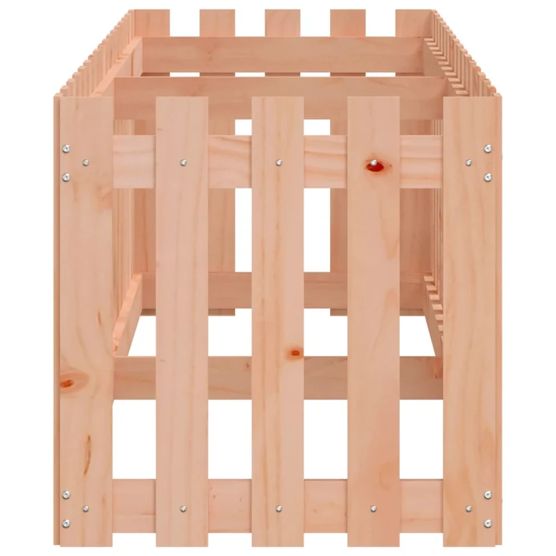 Arriate Elevado Jardín Valla Madera Maciza Douglas 200x50x50 Cm