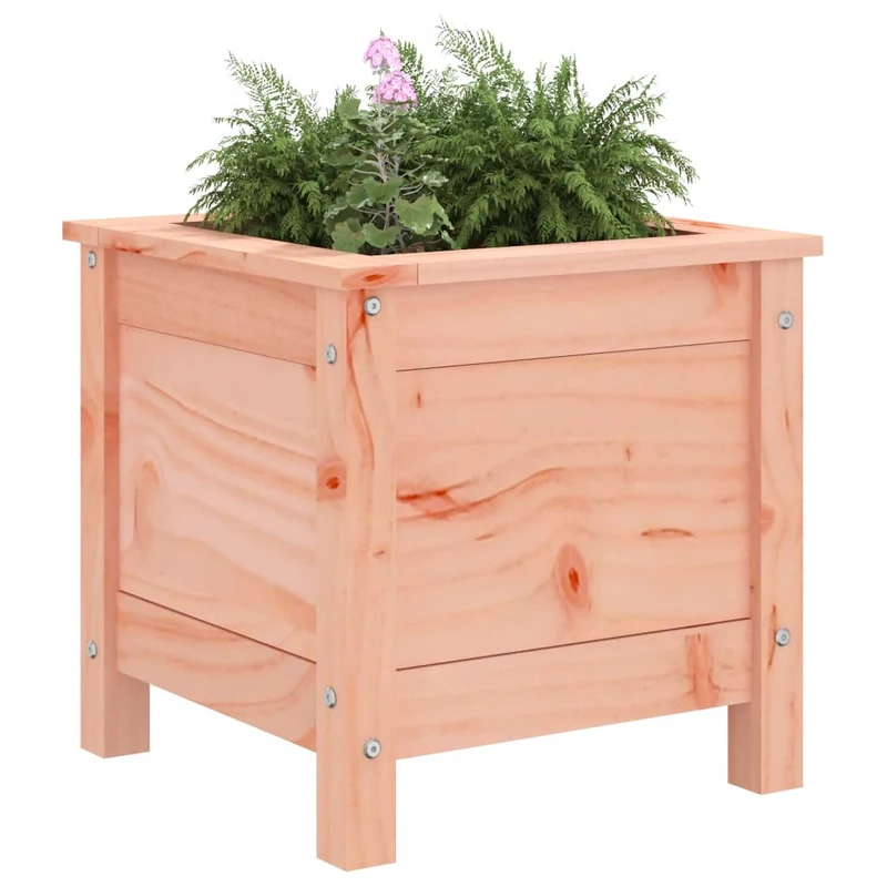 Jardinera Madera Maciza De Abeto Douglas 40x40x39 Cm