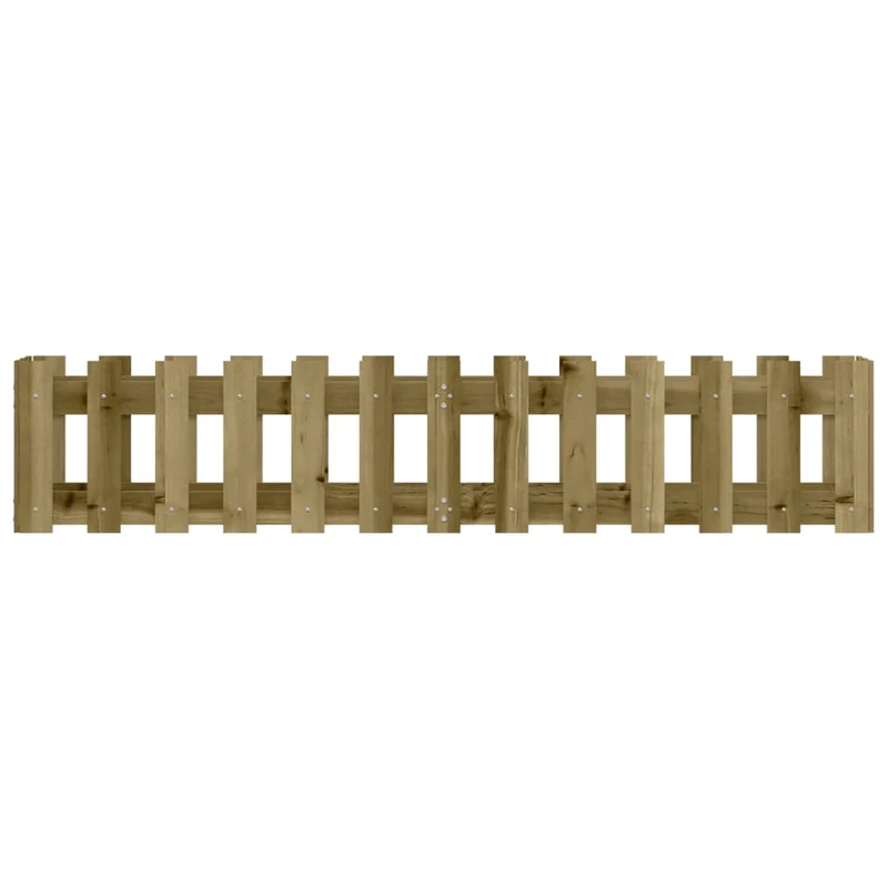 Arriate Elevado Jardín Valla Madera Impregnada Pino 150x30x30cm