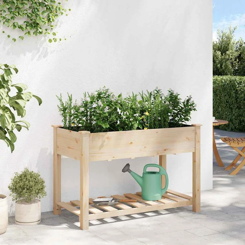 Macetero De Jardín Beige 115 X 59 X 76,5 Cm