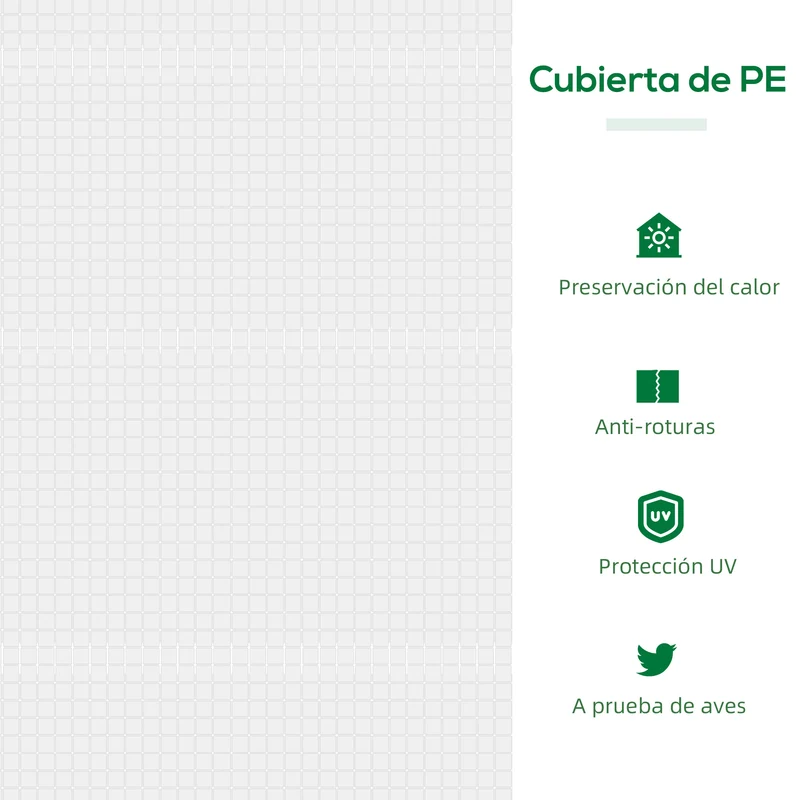 Outsunny Invernadero De Terraza 120x60x60 Cm Acero Con 2 Ventanas Translúcido