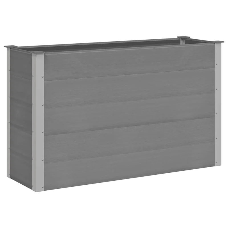 Arriate De Wpc Gris 150x50x91 Cm