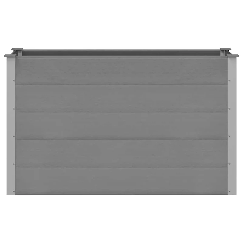 Arriate De Wpc Gris 150x50x91 Cm