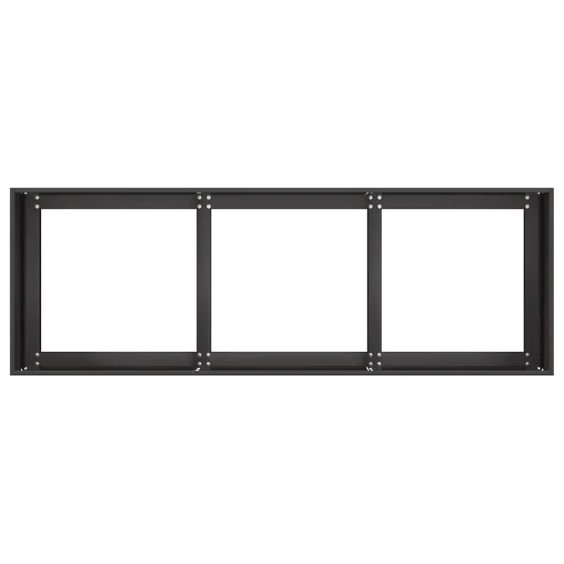 Jardinera Negra 120x40x40 Cm Acero Laminado En Frío